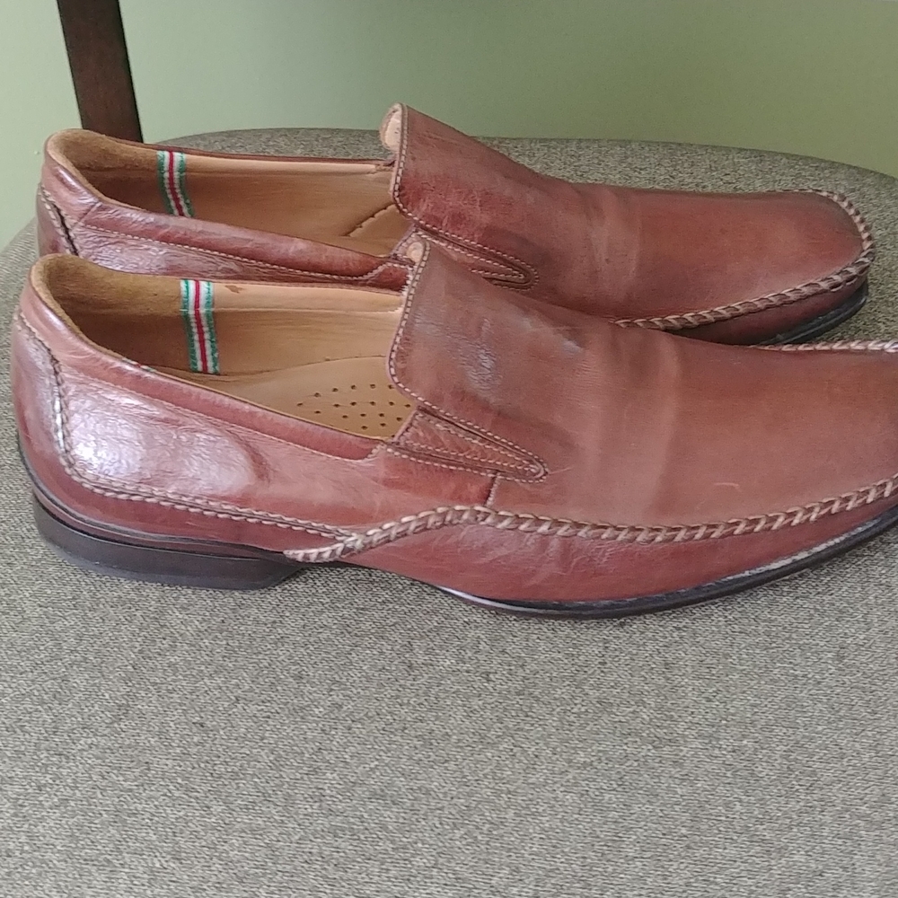 Like new GalizioTorresi hand stiched Leather shoes, size 42, Made in Italy - Picture 12 of 16